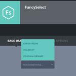 FancySelect - A better select for discerning web developers
