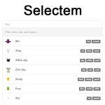 Selectem – Custom select items dropdown