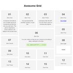 Awesome Grid - Responsive grid layout