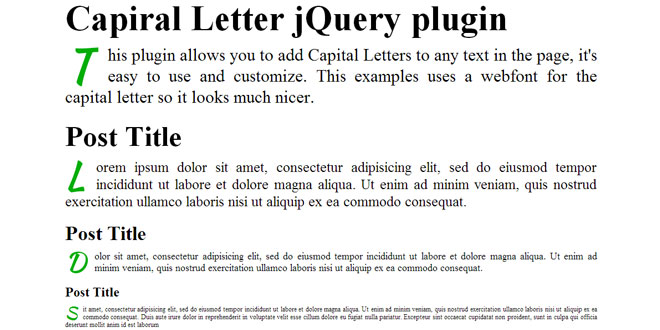 Capital Letter
