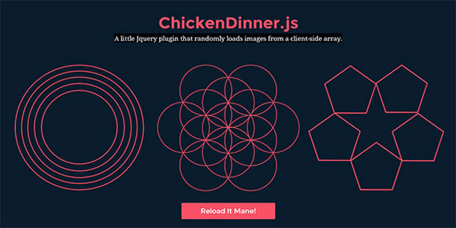 ChickenDinner.js - Randomly loads images from a client-side