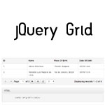 jQuery Grid by Gijgo.com