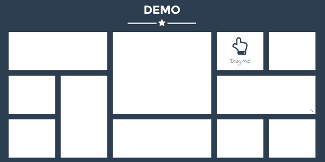 Gridstack.js is a jQuery plugin for widget layout