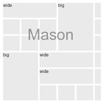 Mason.js - Creating a perfect grid with jQuery