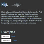Blip - Web Audio API