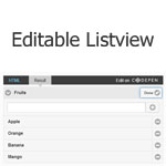 Editable Listview