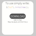 ItemSlide.js - A touch enabled carousel