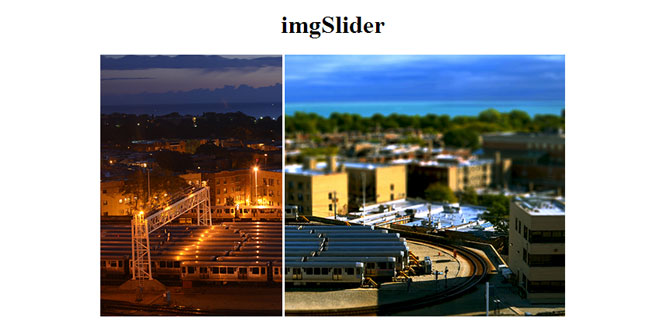 imgSlider - Creating image comparison sliders