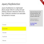 jQuery keySelection -  Cycling through arbitrary element collections