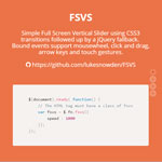 FSVS - Full Screen Vertical Scroll