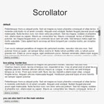 Scrollator - Replacement for the browsers scroll bar