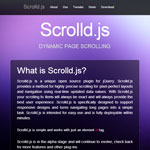 Scrolld.js - Dynamic page scrolling
