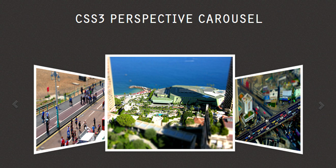 CSS3 Perspective Carousel