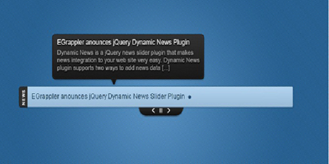 Dynamic News - jQuery news slider