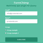 Formchimp - jQuery MailChimp ajax plugin