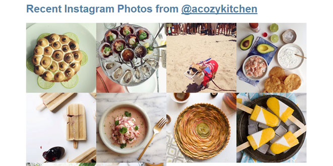 Instagram Lite - Display a user's Instagram photos