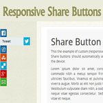 Responsive Share Buttons