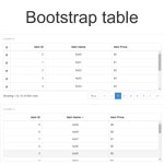 Bootstrap Table