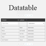 Datatable