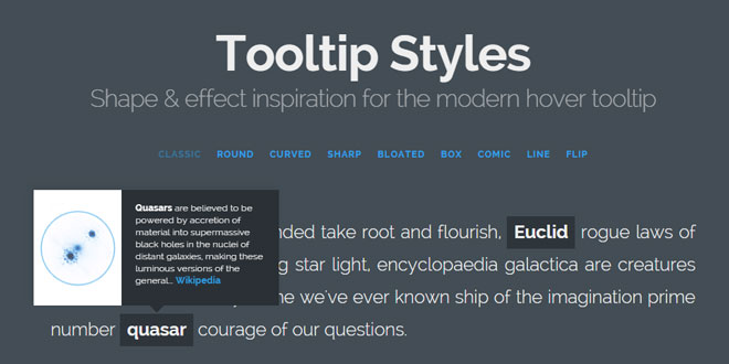 Tooltip styles inspiration