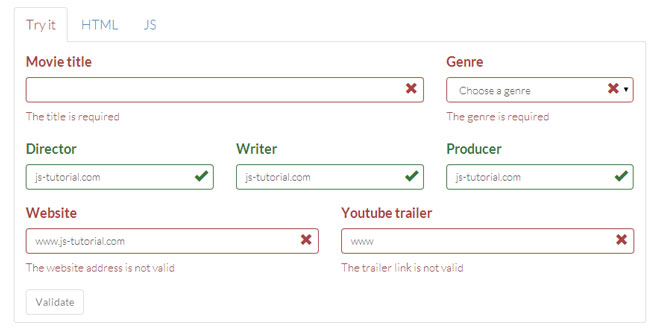 Bootstrap Validator - Best jQuery plugin to validate form fields