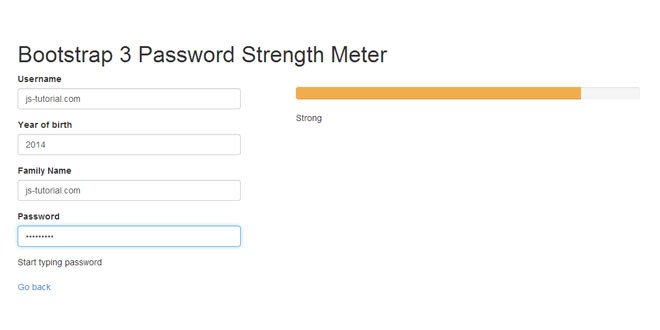 jQuery Password Strength Meter