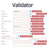 Validator - HTML form validation